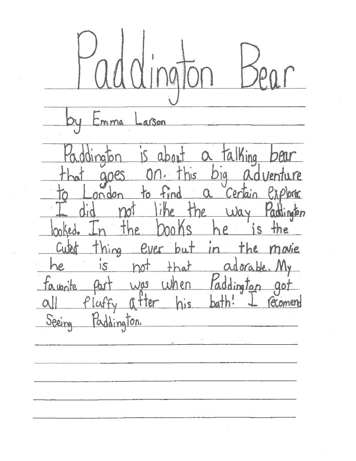 Emma Larson 24 reviews Paddington