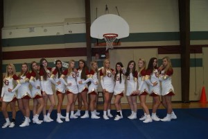 St. George’s varsity cheer squad has their show night tonight at 7:30. They have been practicing since the summer. 