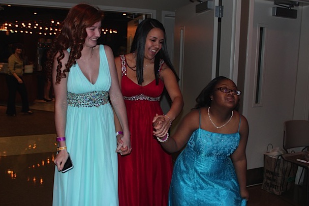 Students enjoy the Best Buddies Prom. The Prom was held for all Memphis Best Buddies chapters at Hope Church.