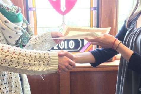 Award ceremonies continue to be debated. Award ceremonies and Honor society inductions took place in the gym this year.