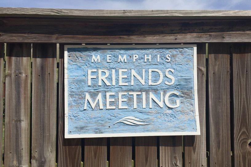 The Memphis Friends meeting house welcomes returning members and new visitors. This past Sunday, Mr. Kyle Slatery and nine students attended a Quaker service as part of their participation credit for the religious studies class. 