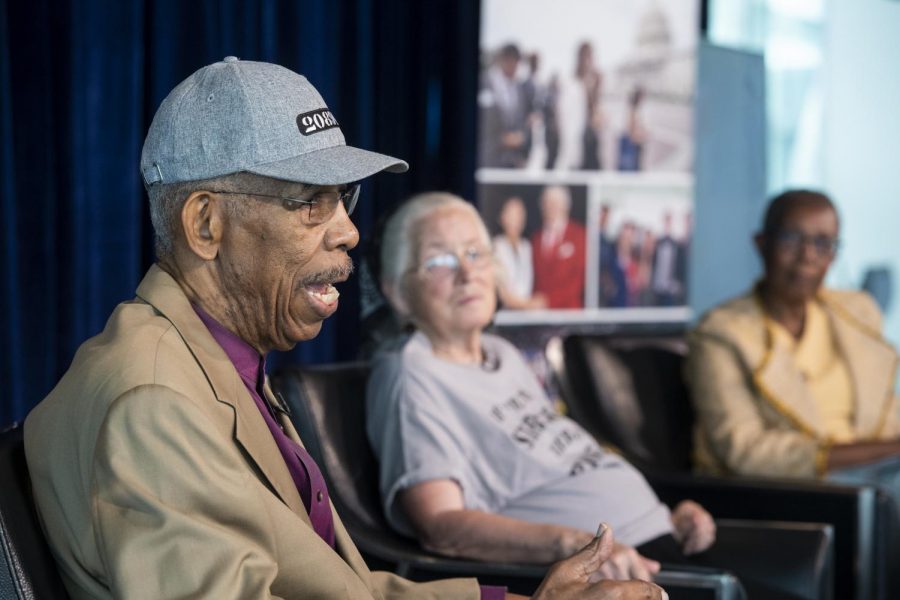 Dr. Ernest RIP Patton speaks at the Al Neuharth Free Spirit Conference in the summer 19. He talked about being a freedom rider in the 1960s. 