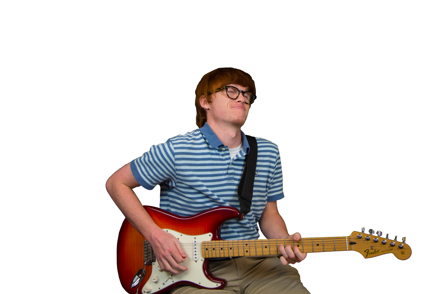 David shreds on his guitar. He reviewed five classic holiday albums for your enjoyment.