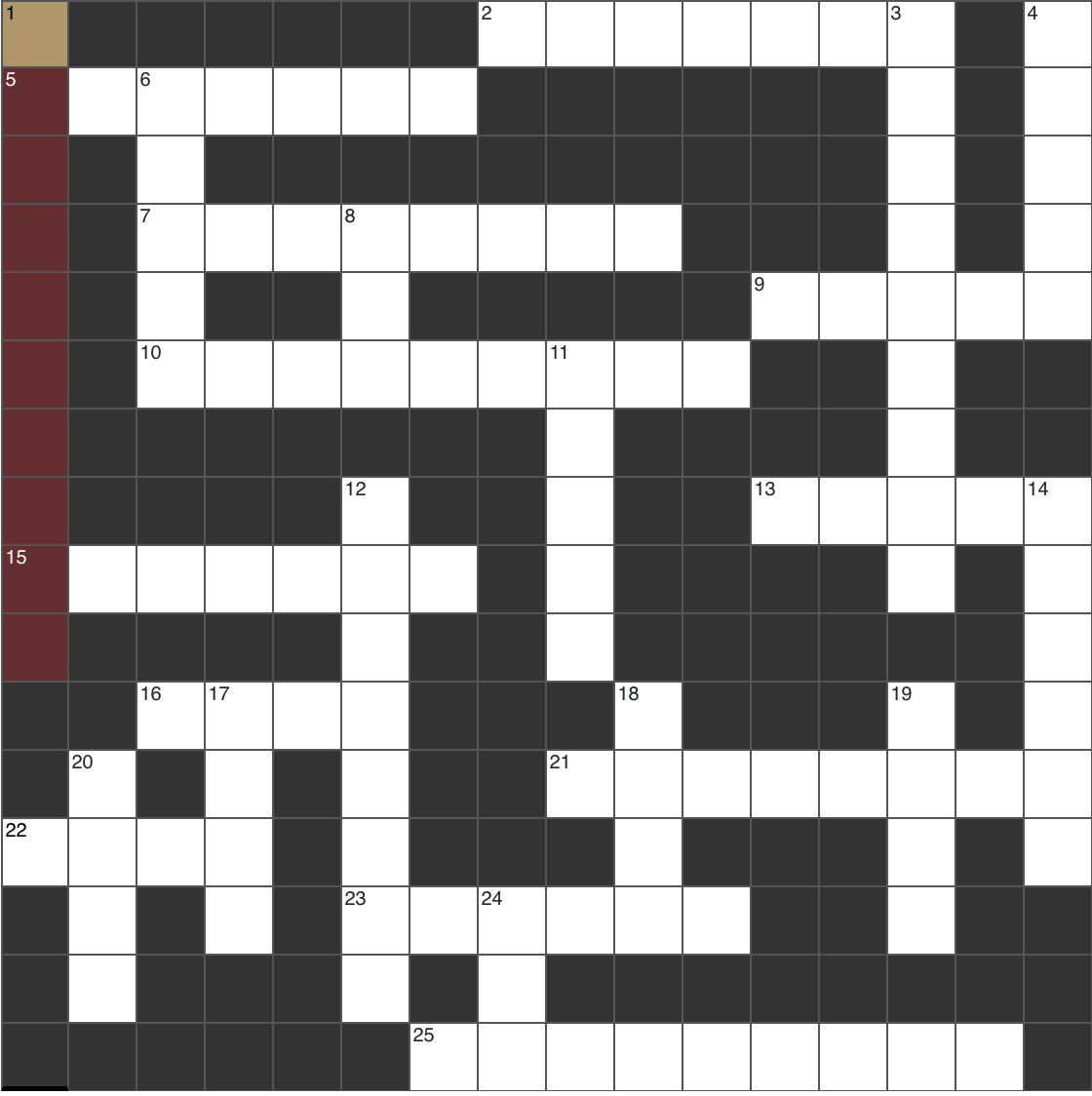 Fall Crossword 10/10/25