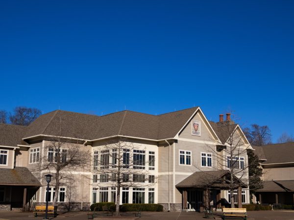 The front of the St. George's Middle and Upper School Campus in Collierville, where the "Onward Together" meeting will take place on Wednesday, Jan. 21.